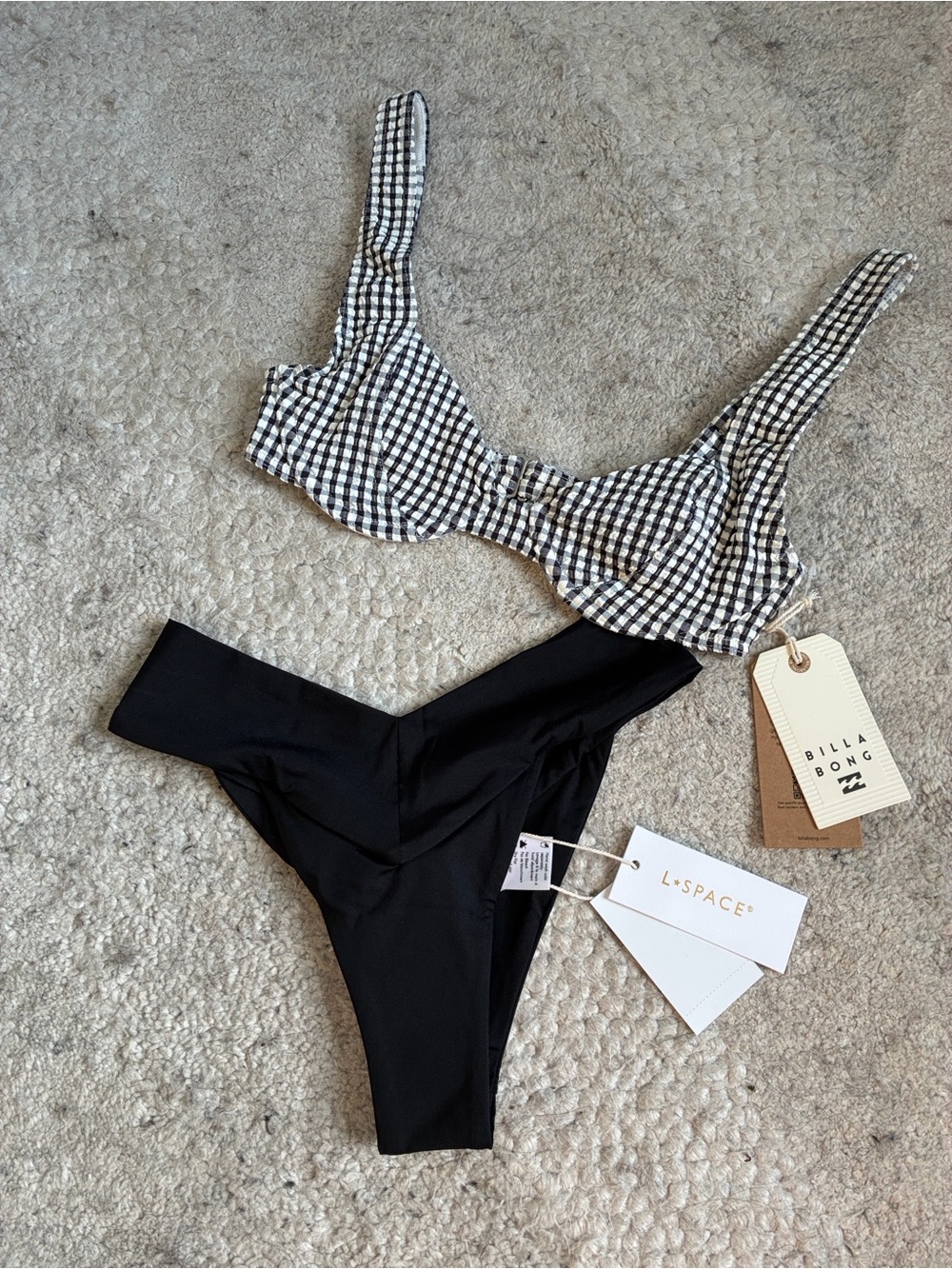 Billabong Wave Check Chloe Underwire Bikini Top